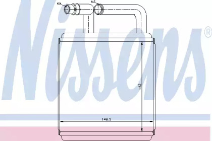 Теплообменник NISSENS 77618