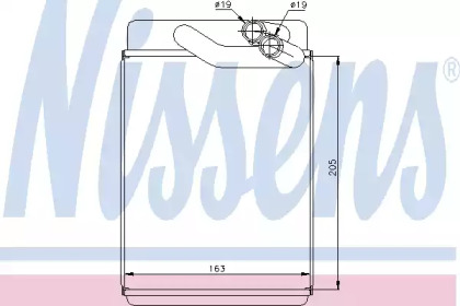 Теплообменник NISSENS 77616