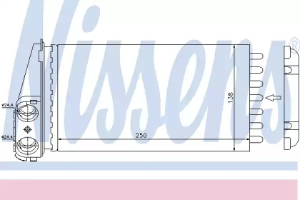 Теплообменник NISSENS 72945