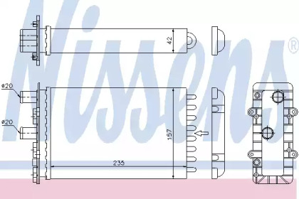 Теплообменник NISSENS 73974