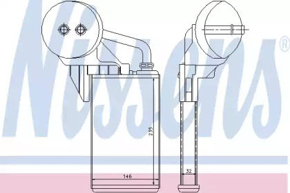 Теплообменник NISSENS 72207