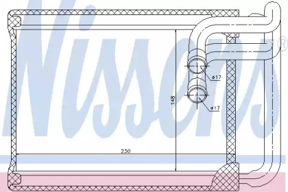 Теплообменник NISSENS 77622