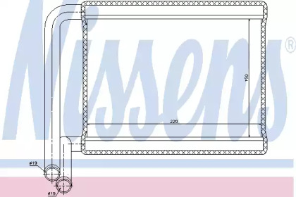 Теплообменник NISSENS 77527