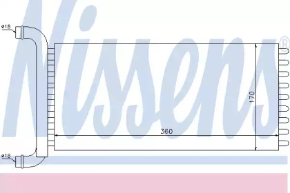 Теплообменник NISSENS 72041