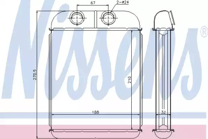 Теплообменник NISSENS 73467