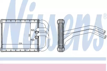 Теплообменник NISSENS 77535