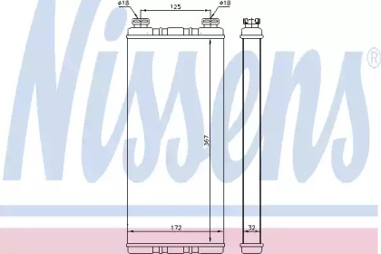 Теплообменник NISSENS 72055