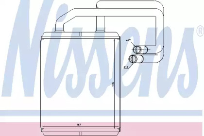 Теплообменник NISSENS 77528
