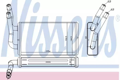 Теплообменник NISSENS 71778