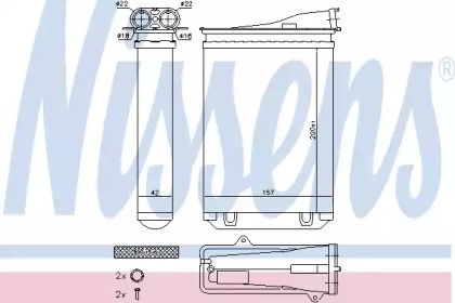 Теплообменник NISSENS 72954