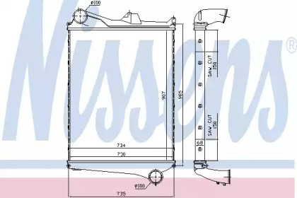 Теплообменник NISSENS 97006