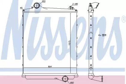 Теплообменник NISSENS 97088