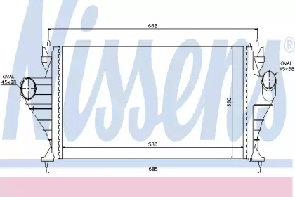 Интеркулер NISSENS 96850