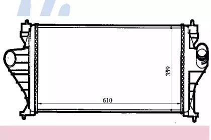 Теплообменник NISSENS 96851