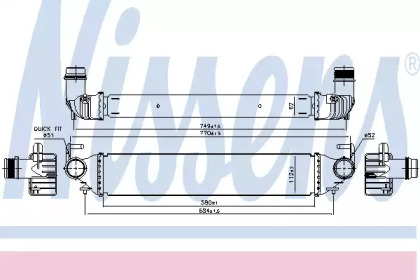 Интеркулер NISSENS 96166