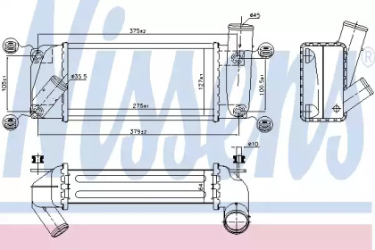 Интеркулер NISSENS 96263