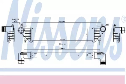 Интеркулер NISSENS 96272