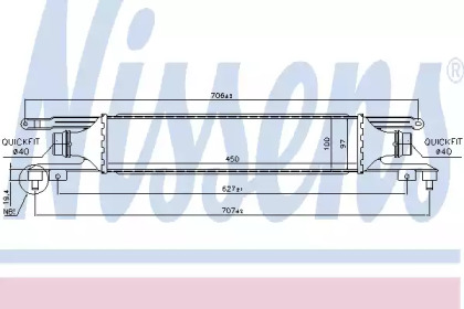 Теплообменник NISSENS 96464