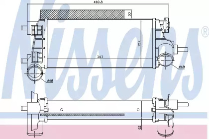 Интеркулер NISSENS 96490