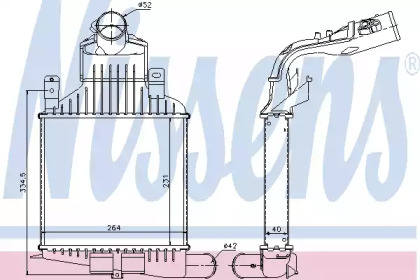 Теплообменник NISSENS 96591