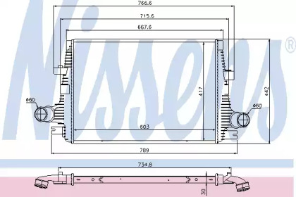 Теплообменник NISSENS 96644