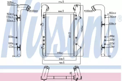 Интеркулер NISSENS 96975