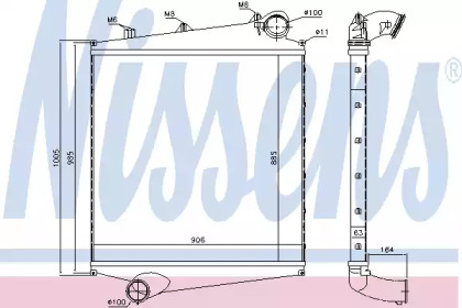 Интеркулер NISSENS 96990