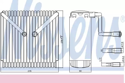 Испаритель, кондиционер NISSENS 92015