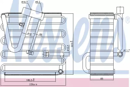 Испаритель NISSENS 92023