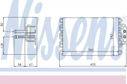 Испаритель NISSENS 92063