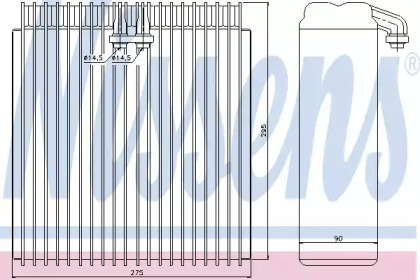 Испаритель NISSENS 92107