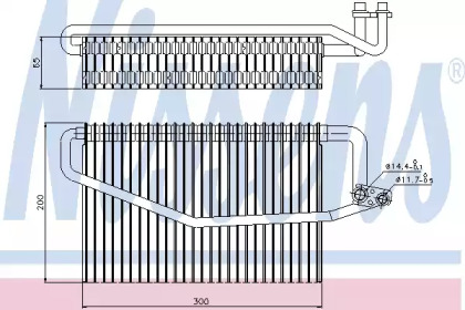 Испаритель NISSENS 92173