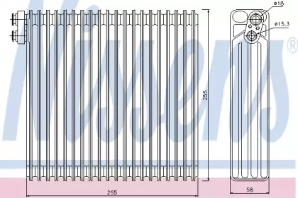 Испаритель NISSENS 92213