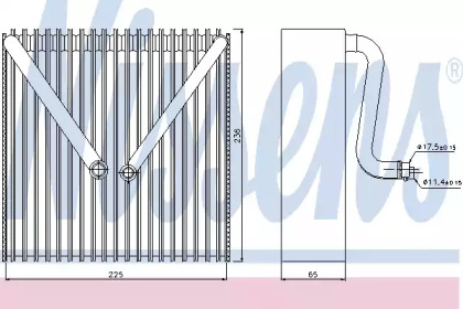 Испаритель, кондиционер NISSENS 92191