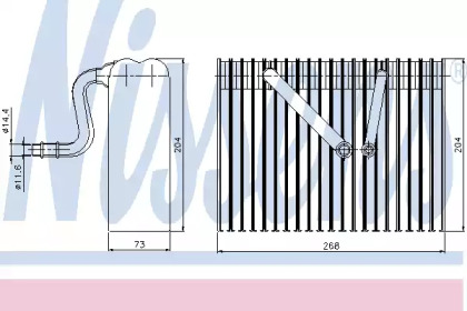 Испаритель NISSENS 92183