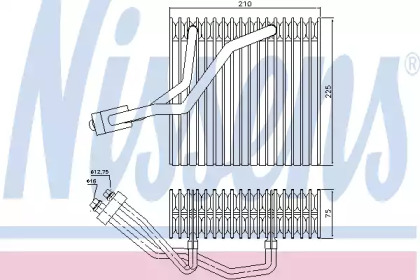 Испаритель NISSENS 92176