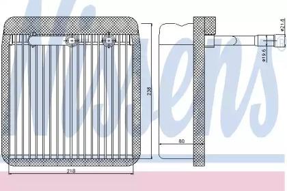 Испаритель NISSENS 92193