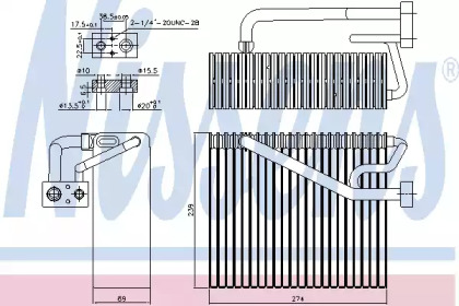 Испаритель NISSENS 92211