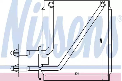 Испаритель, кондиционер NISSENS 92218