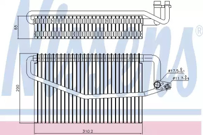 Испаритель NISSENS 92245