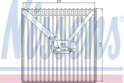Испаритель NISSENS 92250