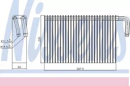 Испаритель NISSENS 92298