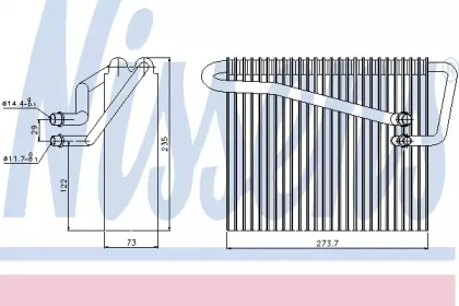 Испаритель NISSENS 92301