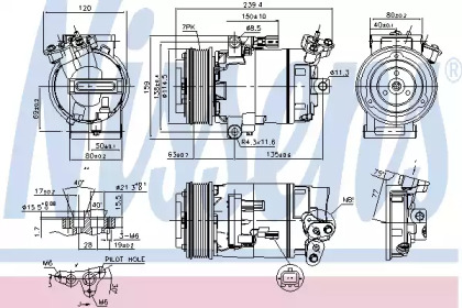 Компрессор NISSENS 890015