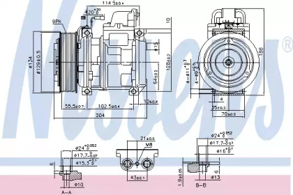 Компрессор NISSENS 890023