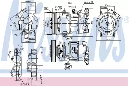 Компрессор NISSENS 890044