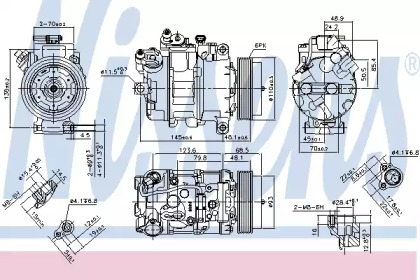 Компрессор NISSENS 890070