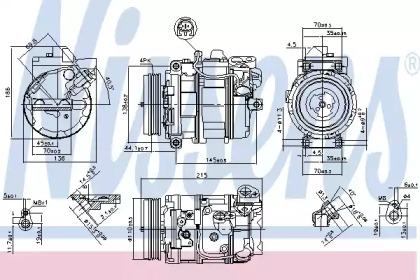 Компрессор NISSENS 890073