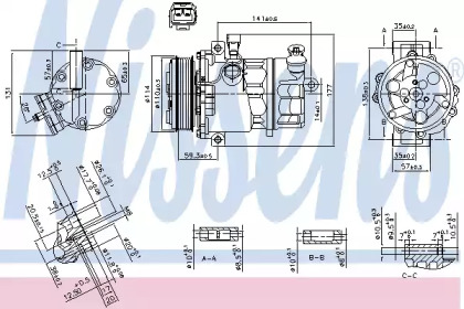 Компрессор NISSENS 890074