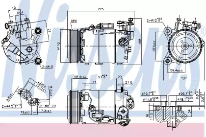 Компрессор NISSENS 890098